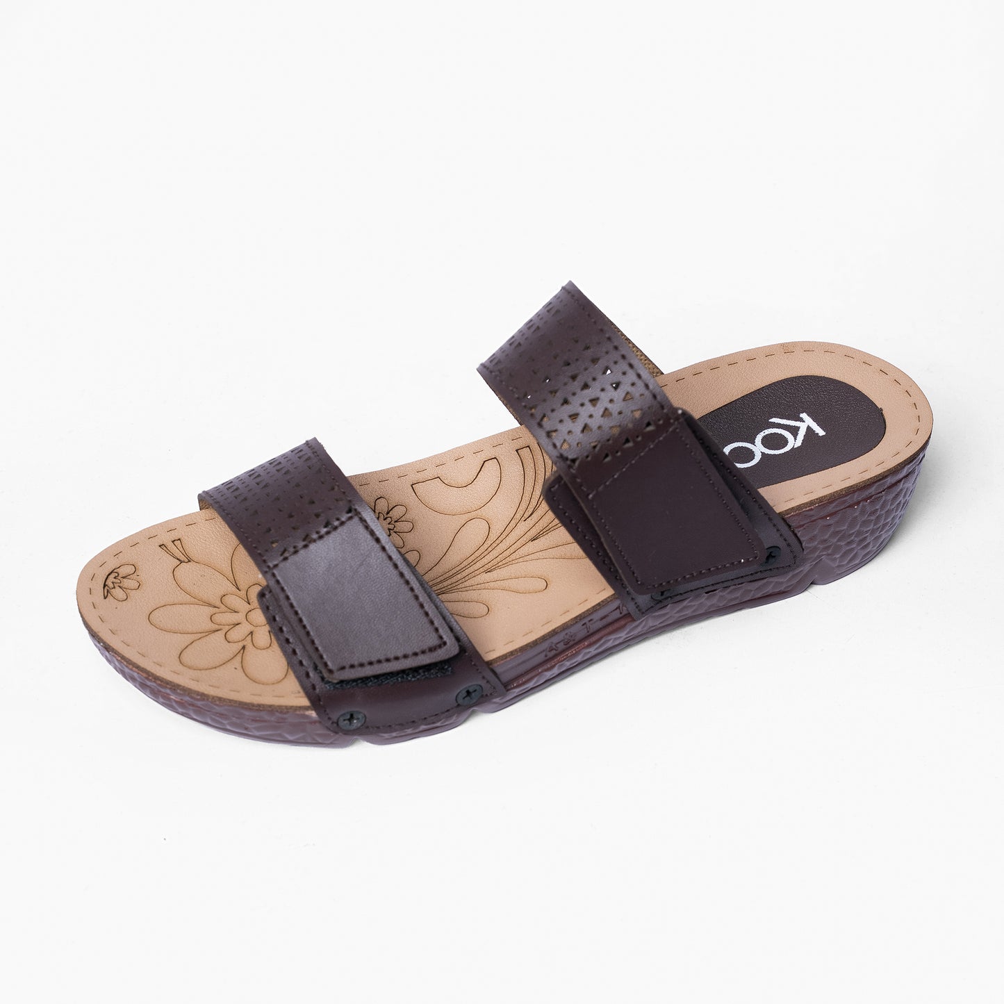 Ladies Double-Strap Wedge Sandals