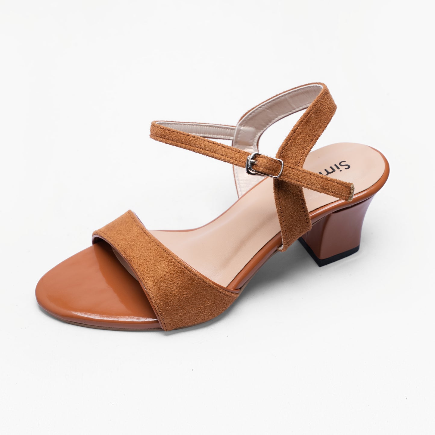 Ladies Box Heel Sandal
