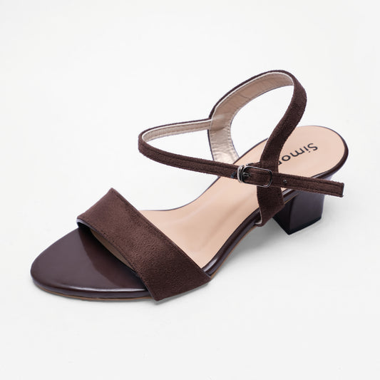 Ladies Box Heel Sandal