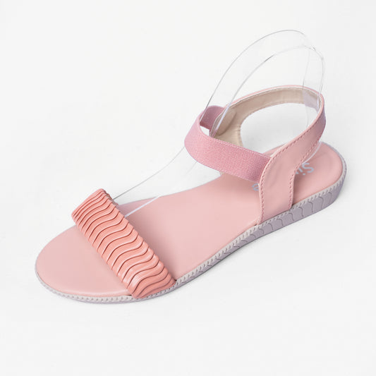 Ladies Ankle Strap Flat Sandal