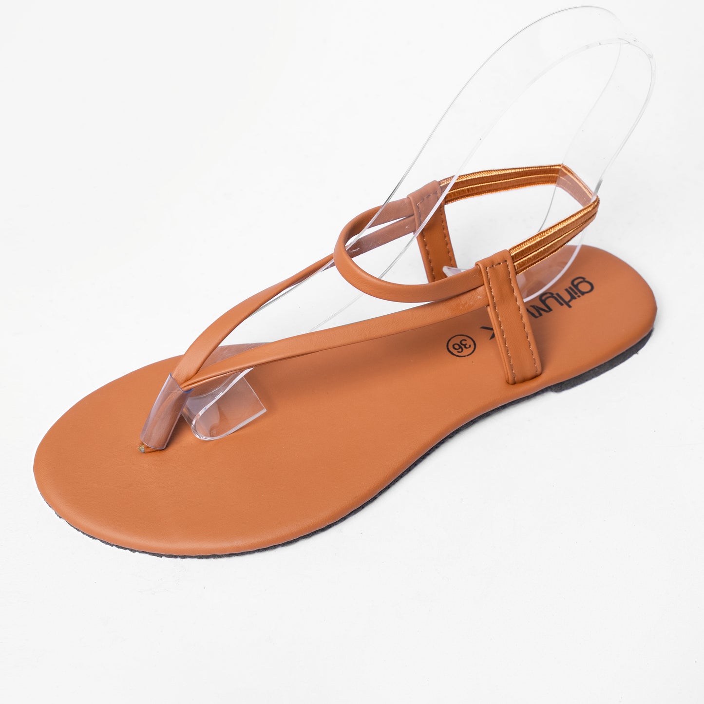 Ladies Ankle Strap Flat Sandal