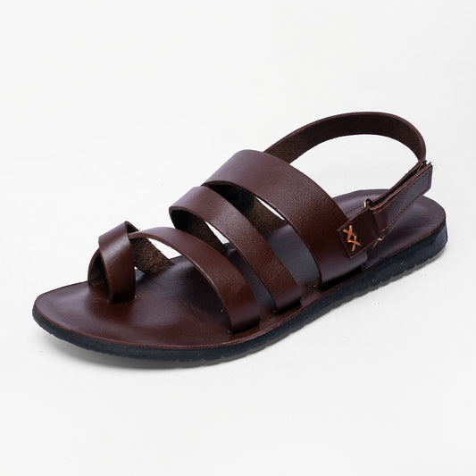 Men's Casual Multi-Strap Leather Sandals