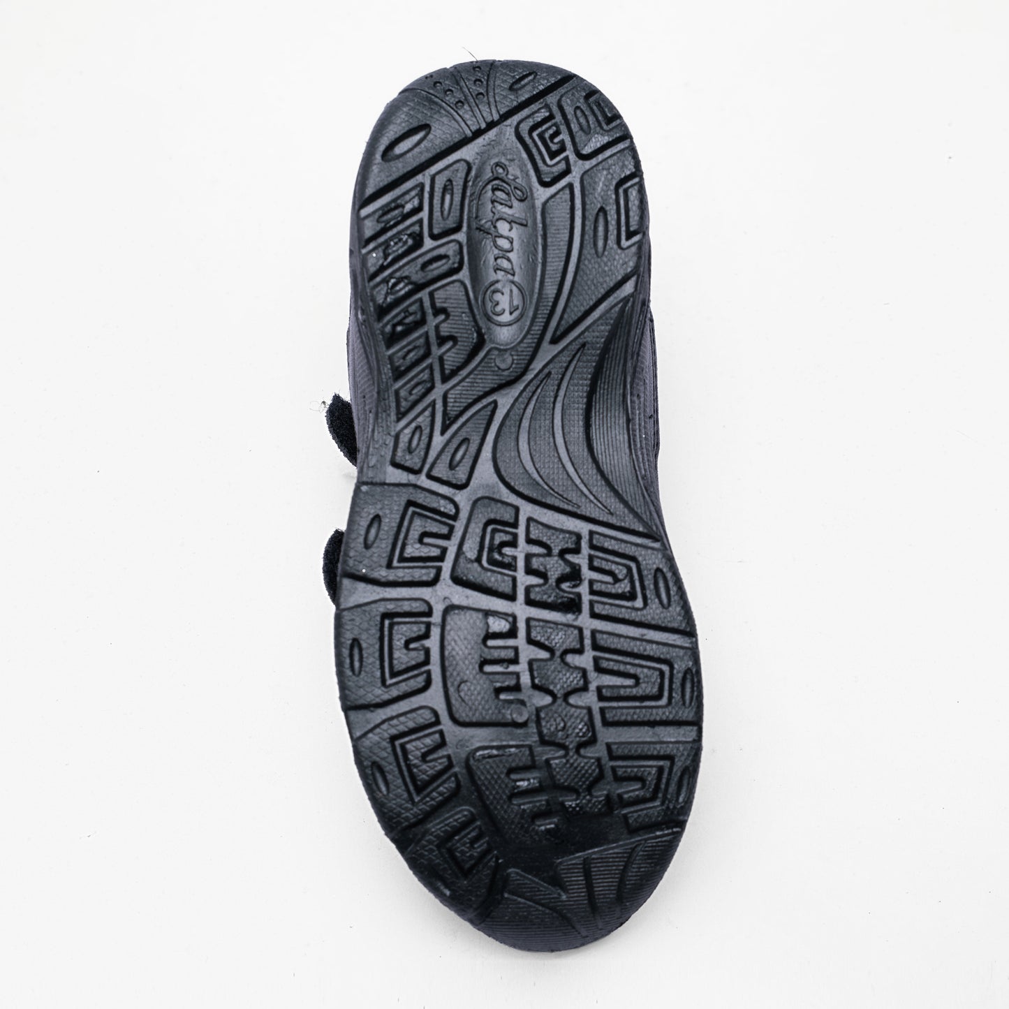 ACTIVO Kids Black Velcro School Shoes