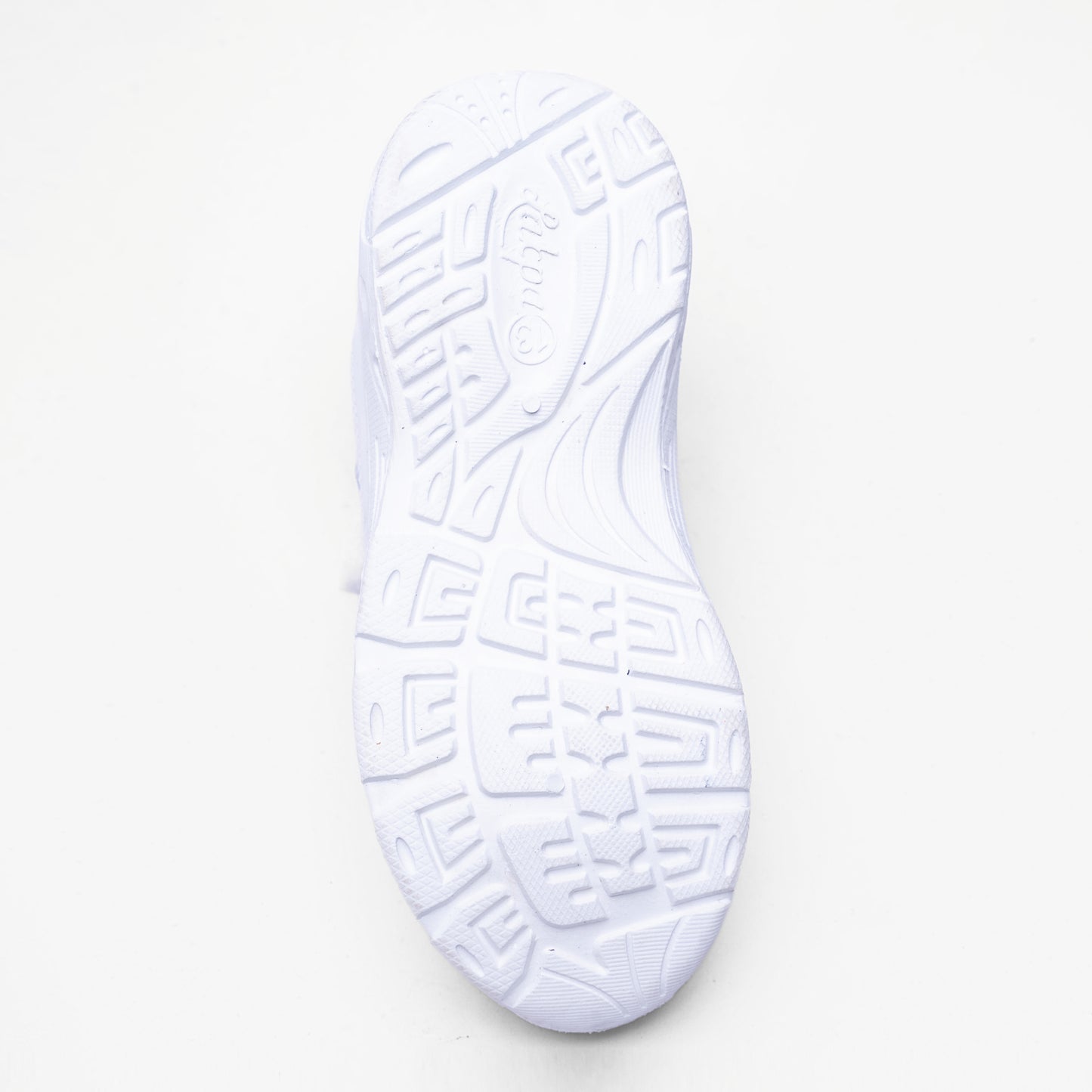 ACTIVO Kids White Velcro School Shoes