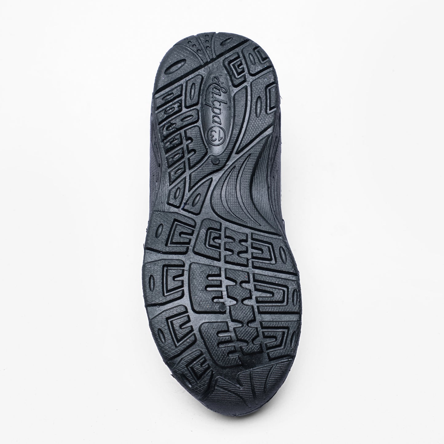 Activo Kids’ Lace-Up Black School Shoes