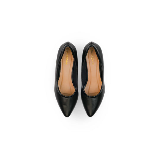 Women's Formal Box Heel Court Shoe