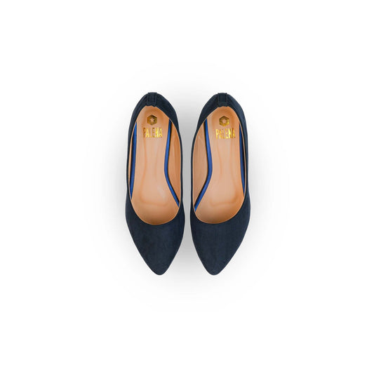 Women's Casual Box Heel Court Shoe