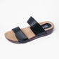 Ladies Double-Strap Wedge Sandals