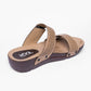 Ladies Double-Strap Wedge Sandals