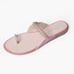 Ladies Rhinestone Toe-Ring Slide Sandals