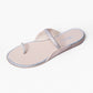 Ladies Rhinestone Toe-Ring Slide Sandals