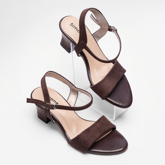 Ladies Box Heel Sandal