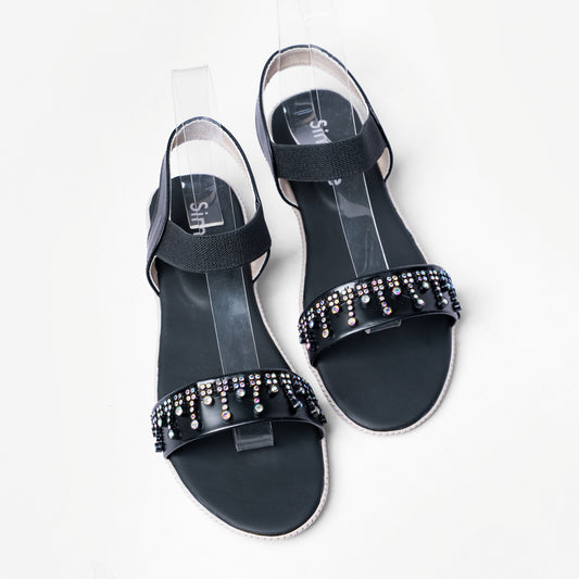 Ladies Embellished Flat Sandals