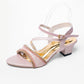 Ladies Box Heel Party Sandal