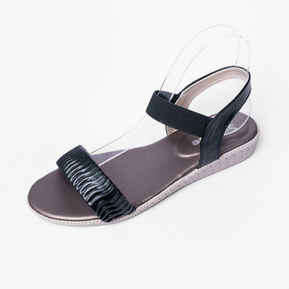 Ladies Ankle Strap Flat Sandal
