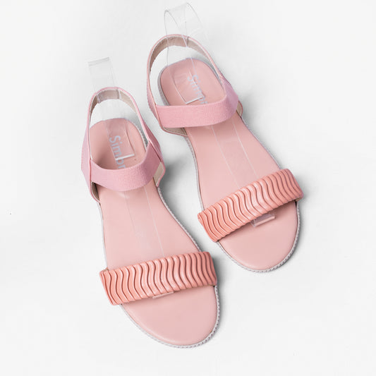 Ladies Ankle Strap Flat Sandal