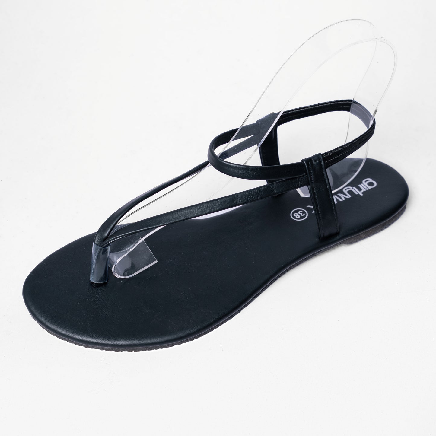 Ladies Ankle Strap Flat Sandal