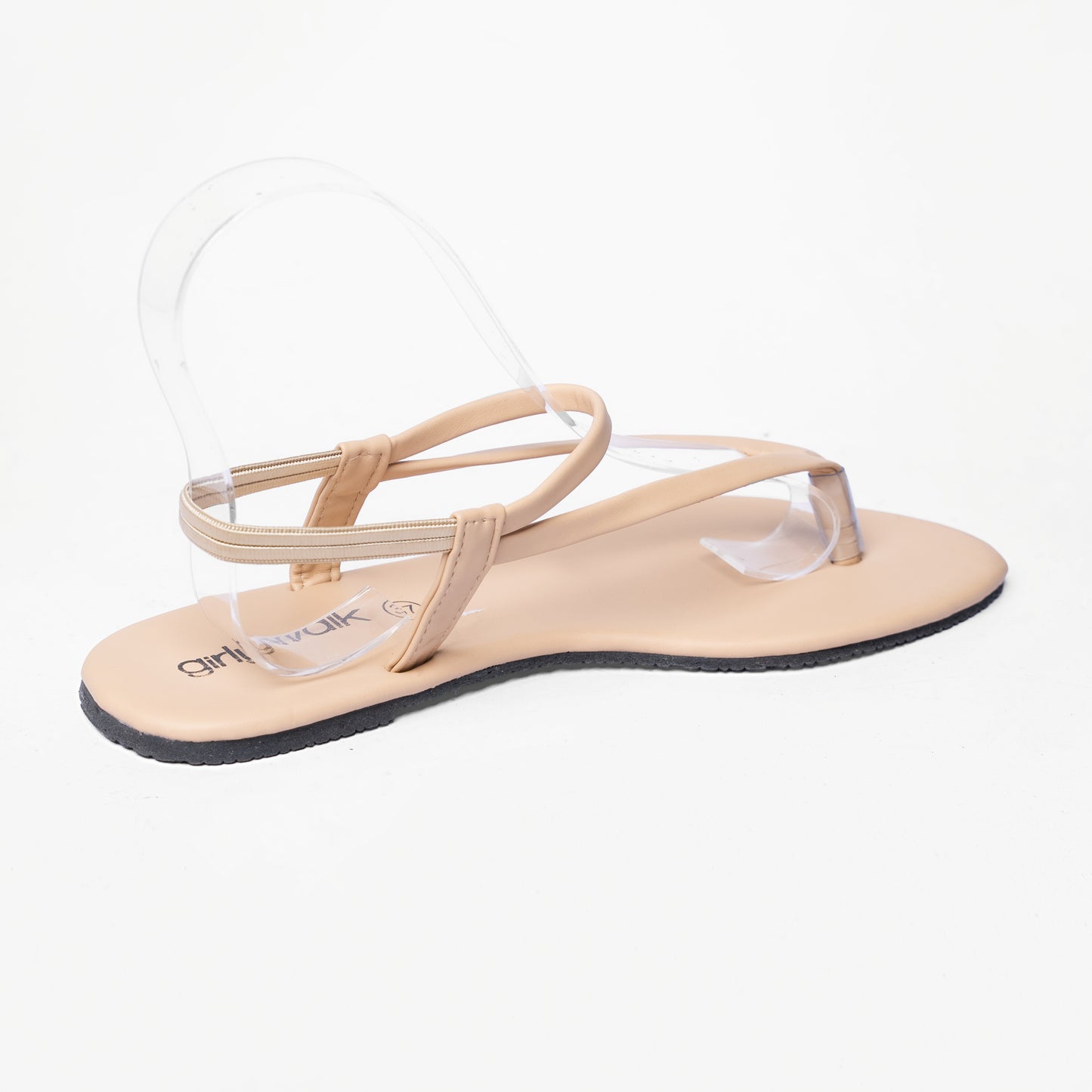 Ladies Ankle Strap Flat Sandal