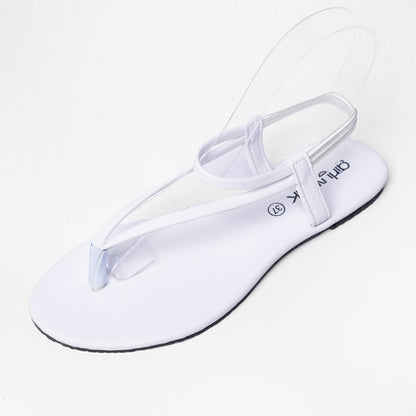 Ladies Ankle Strap Flat Sandal