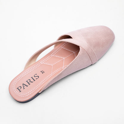 Ladies Criss-Cross Suede Half Court Shoe