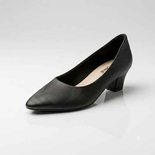Women's Box Heel Formal Coat Shoe