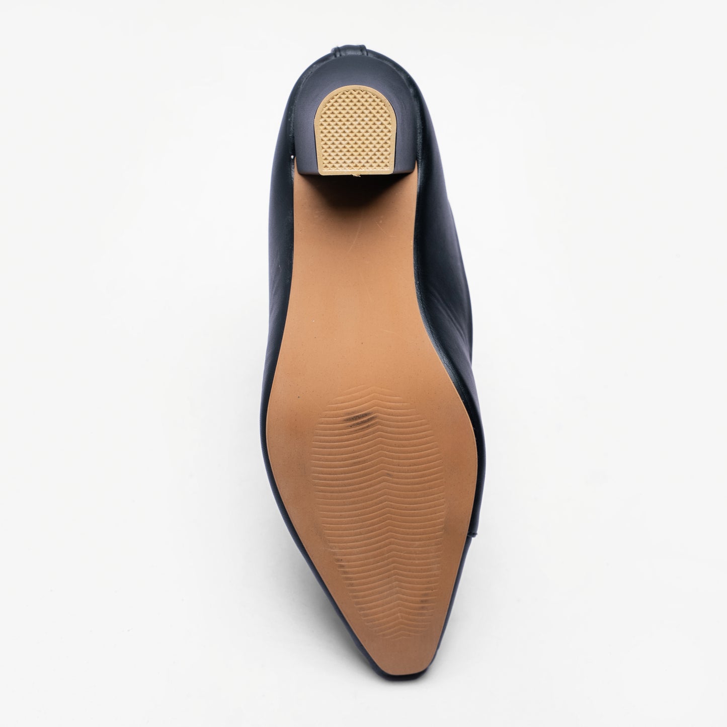 Ladies Box Heel Court Shoe