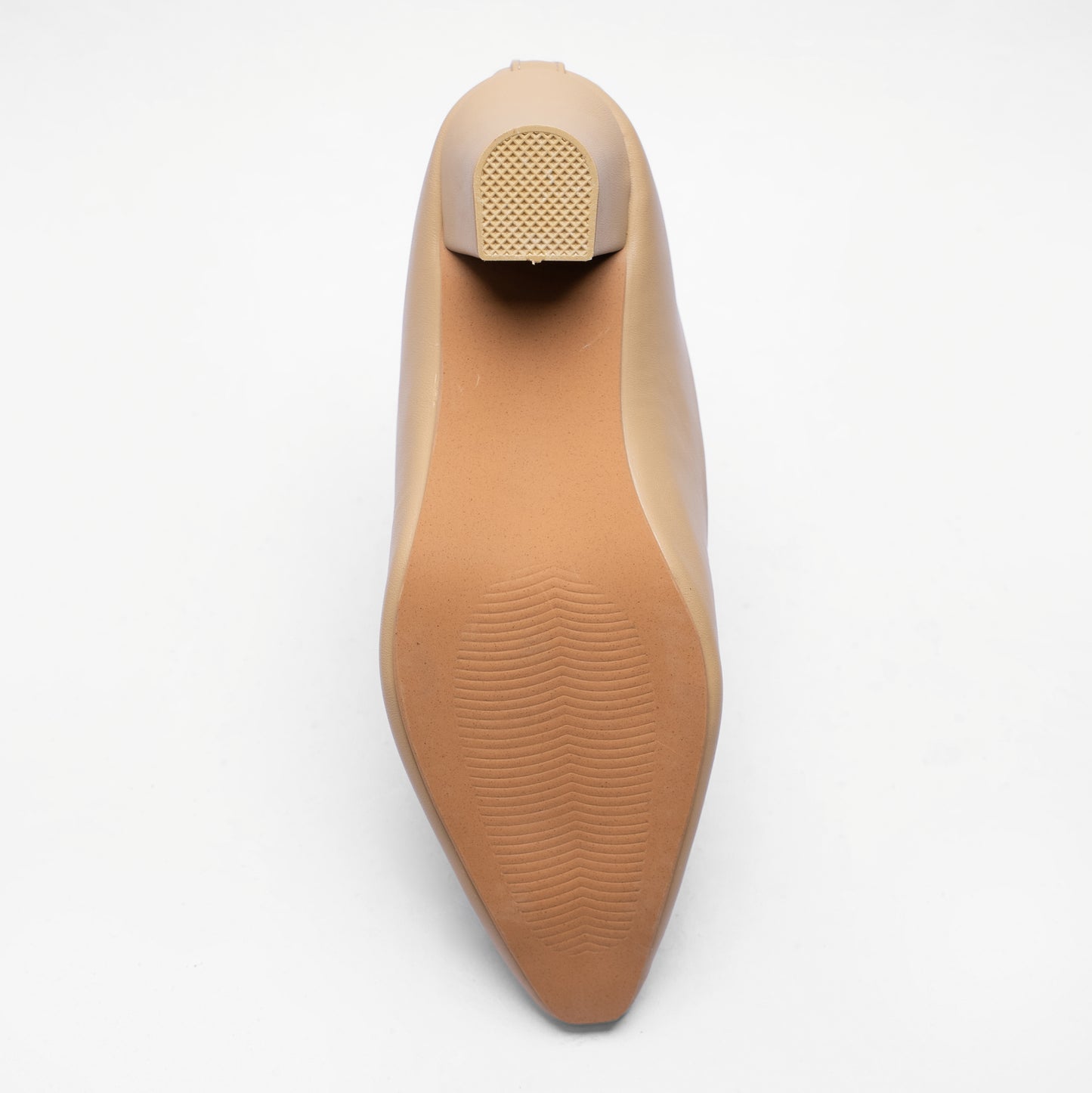 Ladies Box Heel Court Shoe