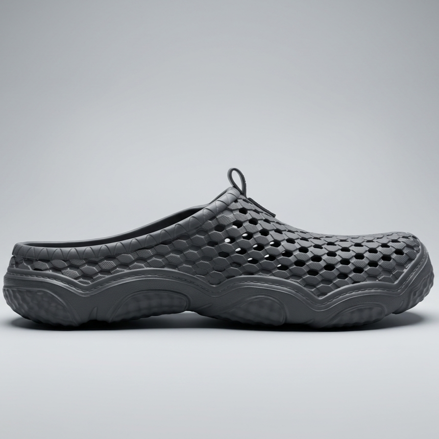 Men's Casual Rubber Half Slipper