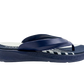 Men's Casual Two-Strap Rubber Sandal – Navy Blue