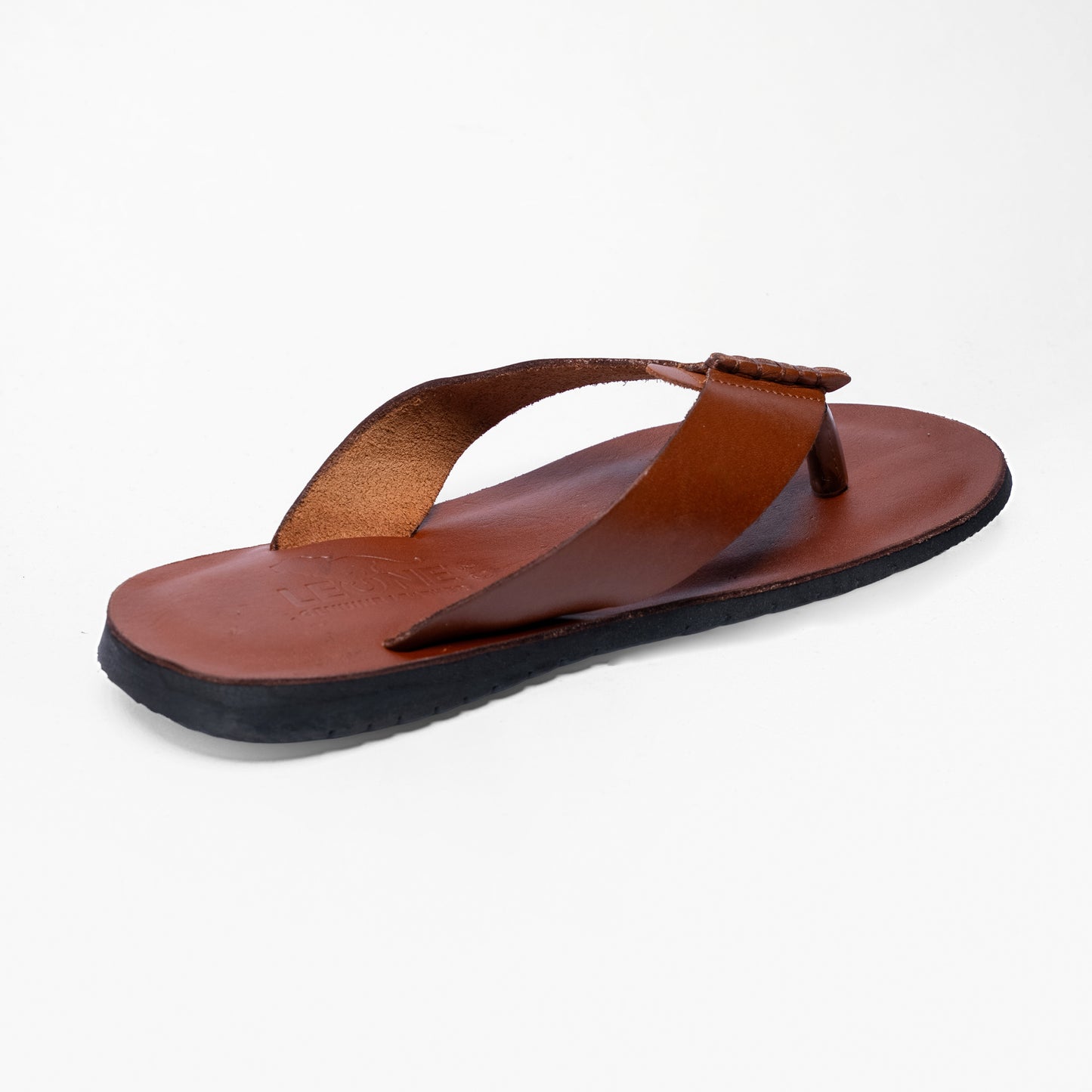 LEONE Men's Genuine Leather Sandals