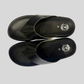 Men's Genuine Leather Sandals – Black