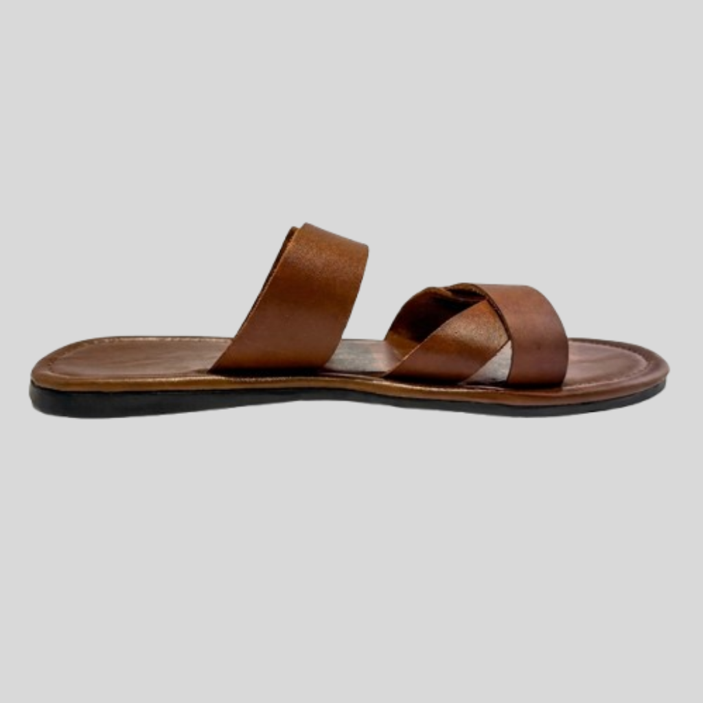 Men's Leather Toe Ring Sandal