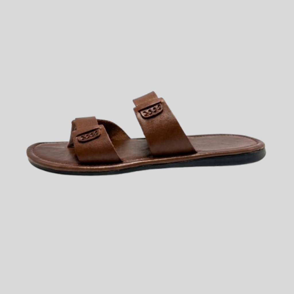 Men's Leather Toe Ring Sandal