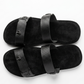 Men's Casual Two-Strap Leather Sandals