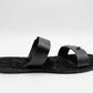 Men's Casual Two-Strap Leather Sandals