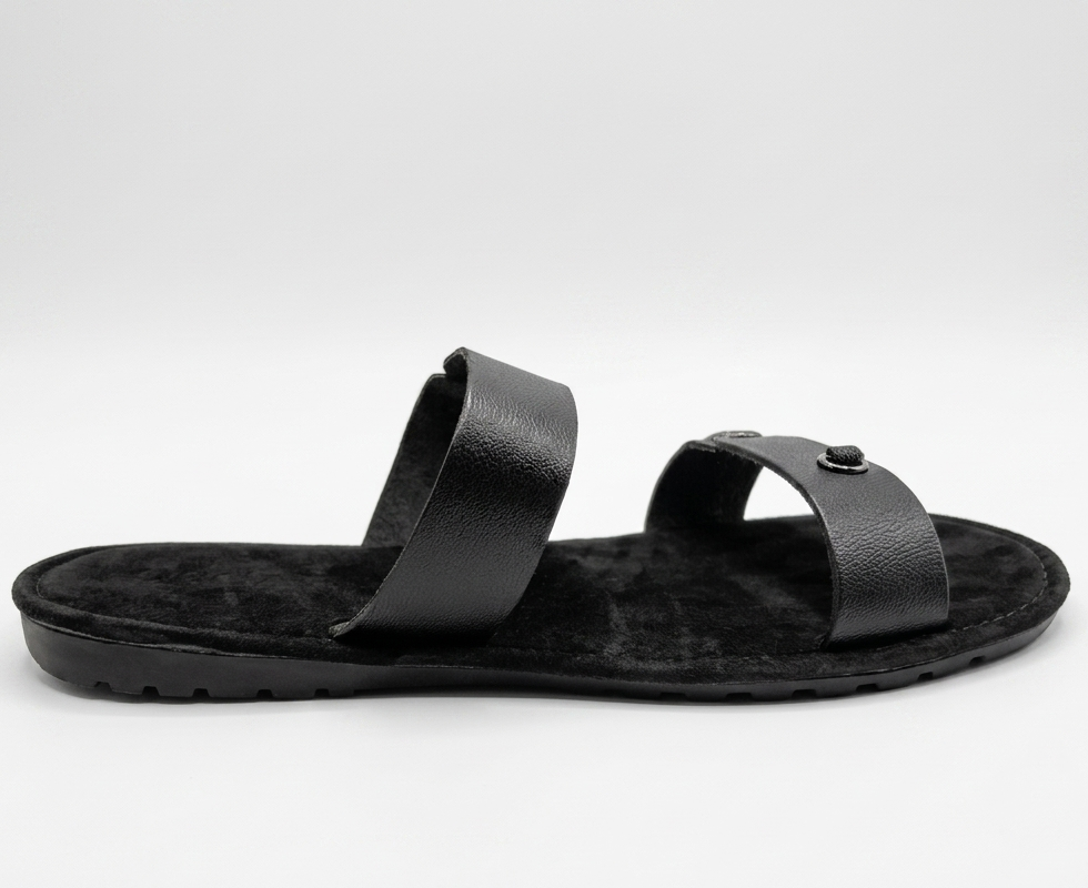 Men's Casual Two-Strap Leather Sandals