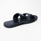 Men's Casual Two-Strap Leather Sandals