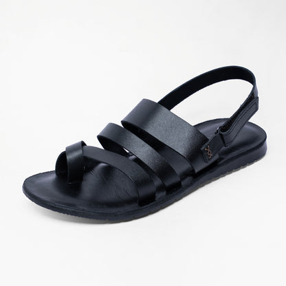 Men's Casual Multi-Strap Leather Sandals