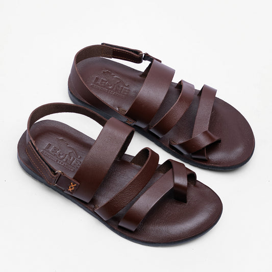 Men's Casual Multi-Strap Leather Sandals