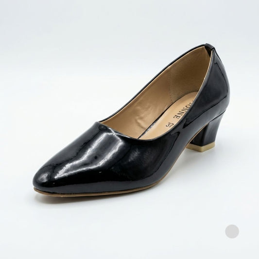 Women's Box Heel Casual Coat Shoe