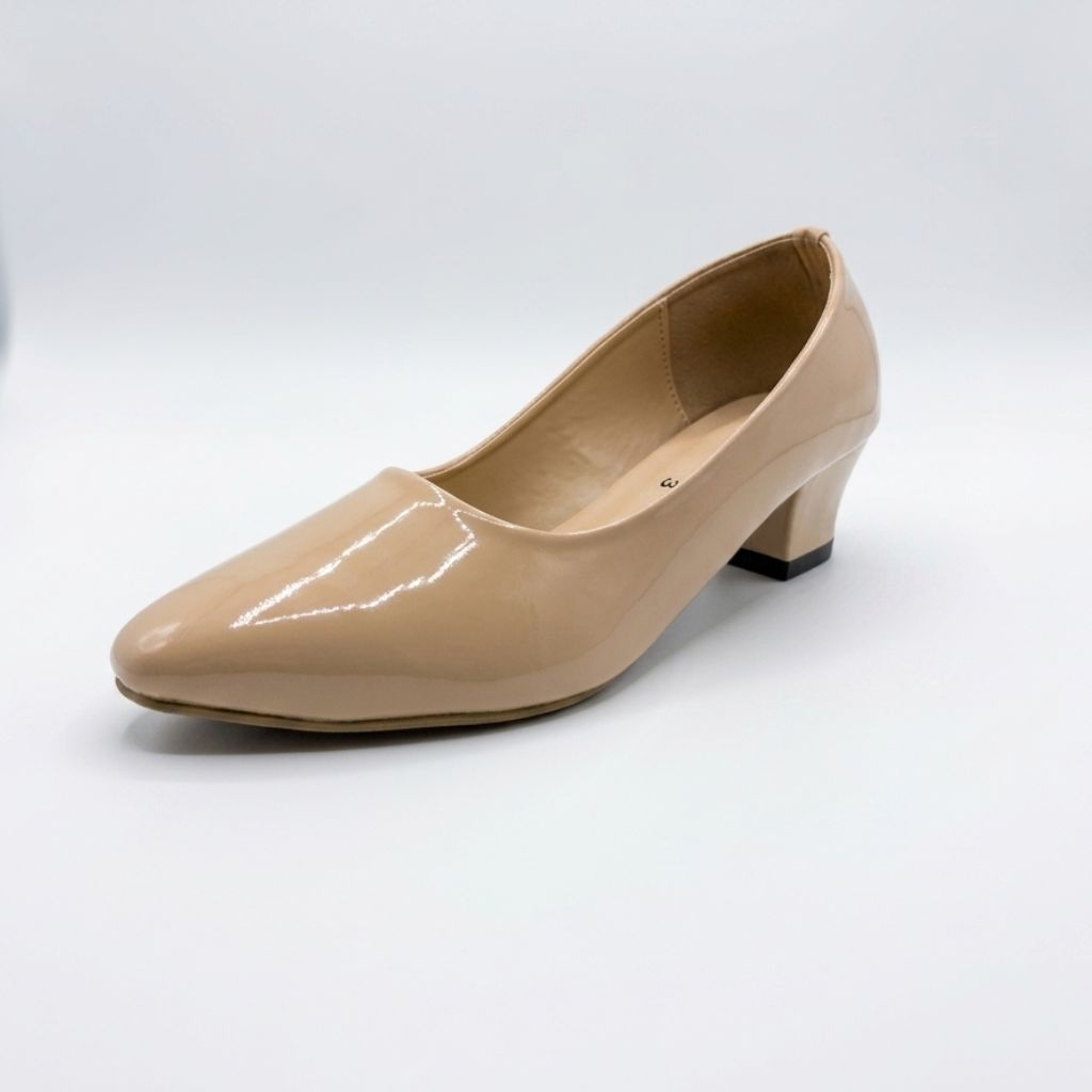 Women's Box Heel Casual Coat Shoe