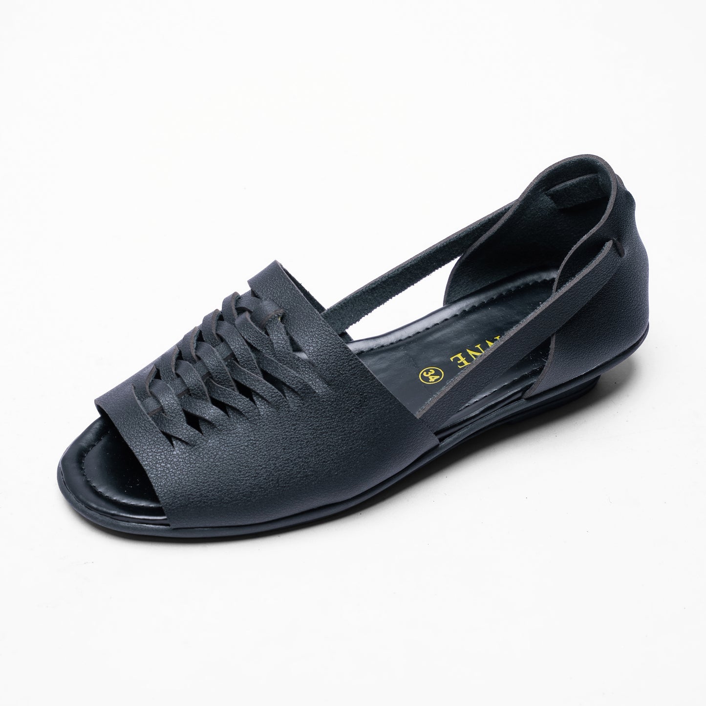 Girls' peep-toe sandals