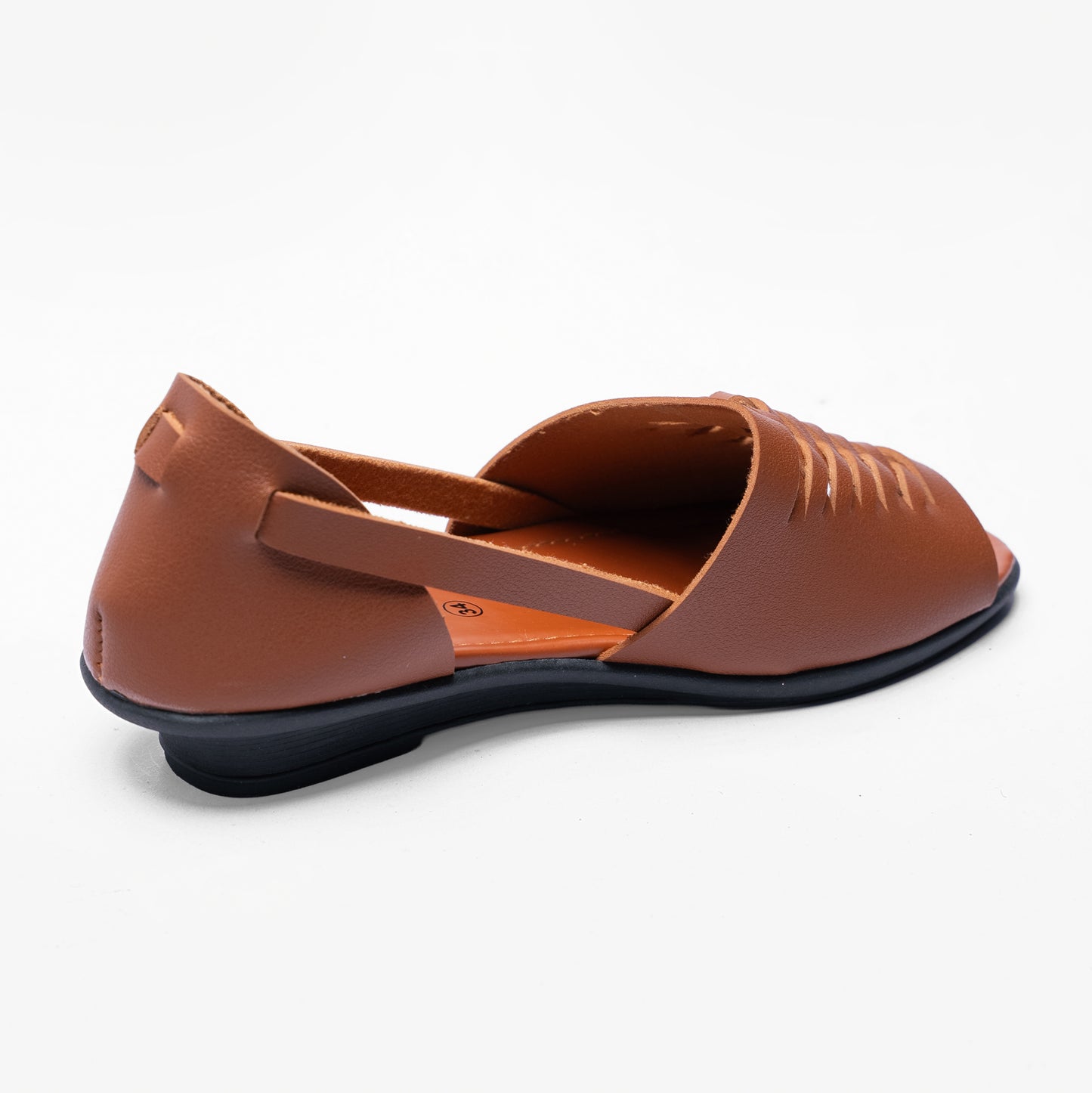 Girls' peep-toe sandals