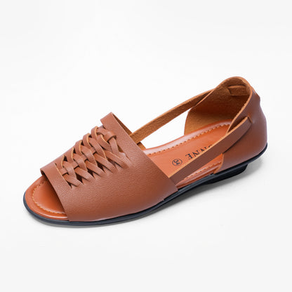 Girls' peep-toe sandals