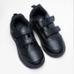 ACTIVO Kids Black Velcro School Shoes