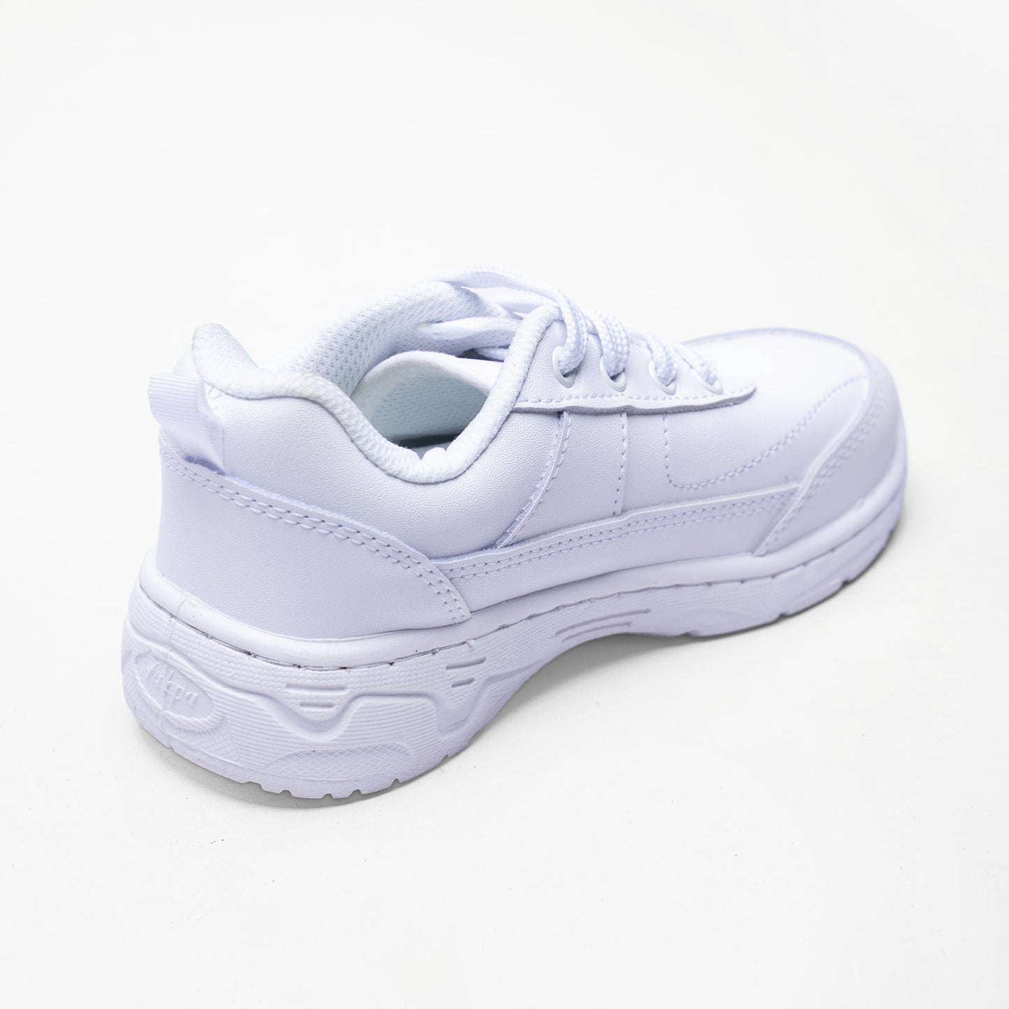 Activo Kids’ Lace-Up White School Shoes