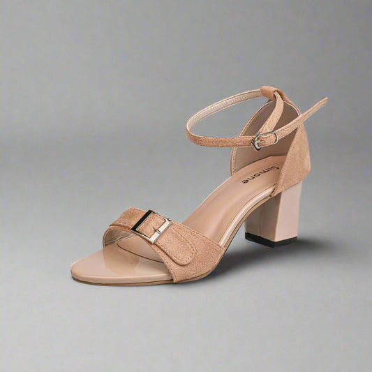 Women's Formal Box Heel Sandals