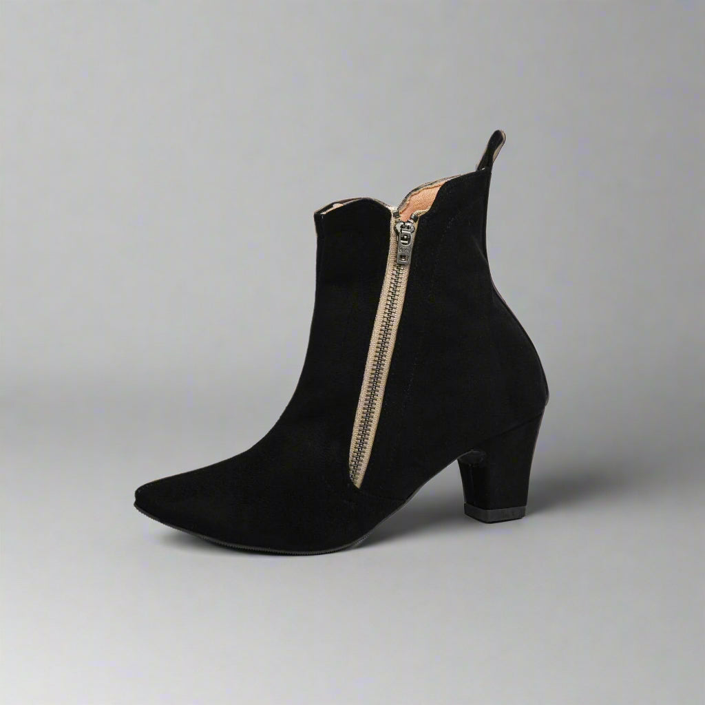 Women's Box Heel Casual Boots