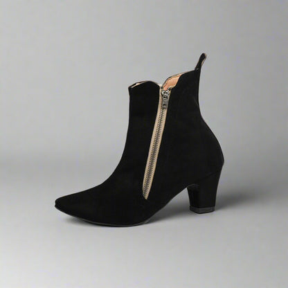 Women's Box Heel Casual Boots