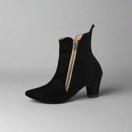 Women's Box Heel Casual Boots